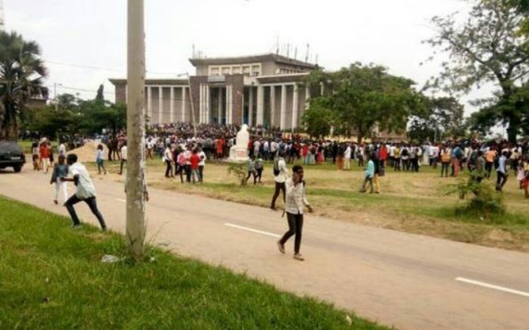 Tension is High at the University of Kinshasa, (UNIKIN)
