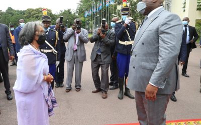 PRESIDENT SAHLE-WORK ZEWDE VISIT THE DEMOCRATIC REPUBLIC OF CONGO