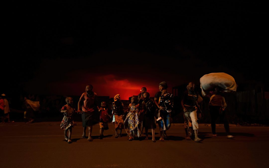 PANIC IN GOMA CITY AS NYIRAGONGO VOLCANO ERUPTS