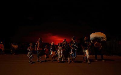 PANIC IN GOMA CITY AS NYIRAGONGO VOLCANO ERUPTS