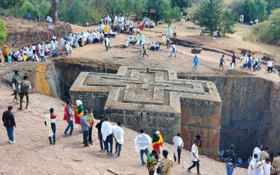 THE TWELVE ROCK-CUT CHURCHES IN LALIBELA