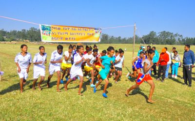 ETHIOPIA AWI ETHNIC GROUP CROSS COUNTRY RUNNING COMPETITION
