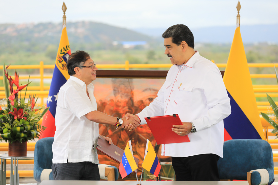 Venezuela and Colombia