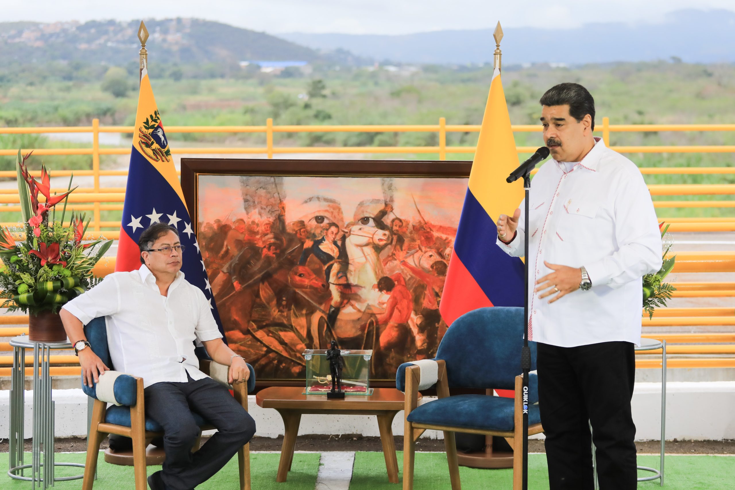 Venezuela and Colombia