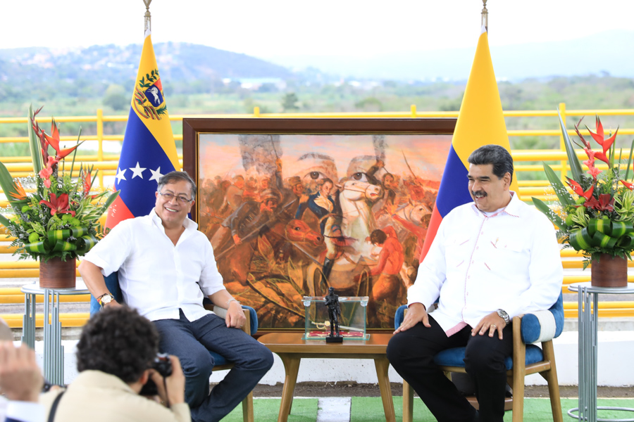 Venezuela and Colombia