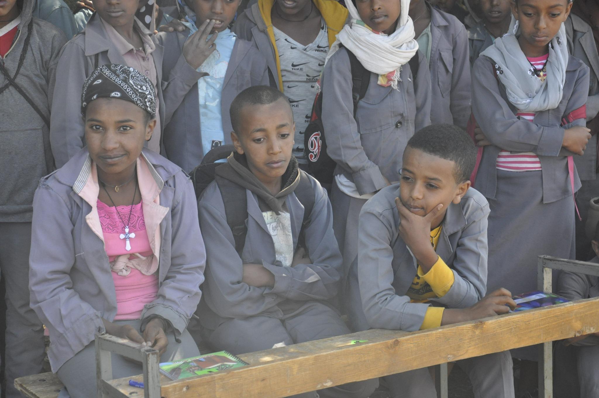 Gishe district administration revenue office held a question and answer competition among students at Kure ber secondary school